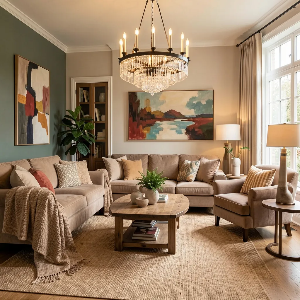 Color balance in interior design